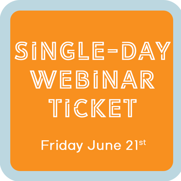 Training Masterclass: Single-Day Webinar Ticket (Friday June 20 ONLY)