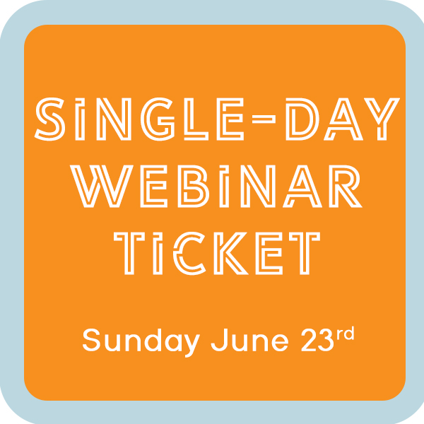 Training Masterclass: Single-Day Webinar Ticket (Sunday June 23 ONLY)